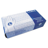 Embossed Polyethylene Disposable Gloves, Large, Powder-free, Clear, 500-box, 4 Boxes-carton