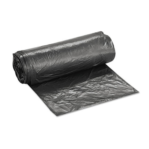 High-density Commercial Can Liners, 16 Gal, 6 Microns, 24" X 33", Black, 1,000-carton