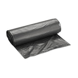 High-density Interleaved Commercial Can Liners, 33 Gal, 16 Microns, 33" X 40", Black, 250-carton