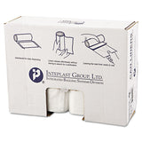 High-density Interleaved Commercial Can Liners, 60 Gal, 17 Microns, 38" X 60", Clear, 200-carton