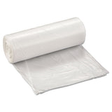 Low-density Commercial Can Liners, 10 Gal, 0.35 Mil, 24" X 24", Clear, 1,000-carton