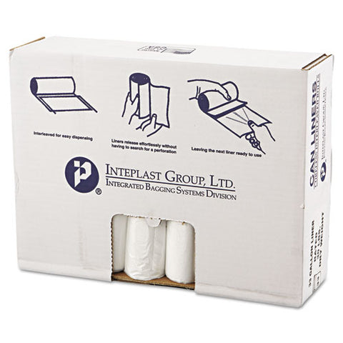 High-density Commercial Can Liners Value Pack, 33 Gal, 10 Microns, 33" X 39", Clear, 500-carton