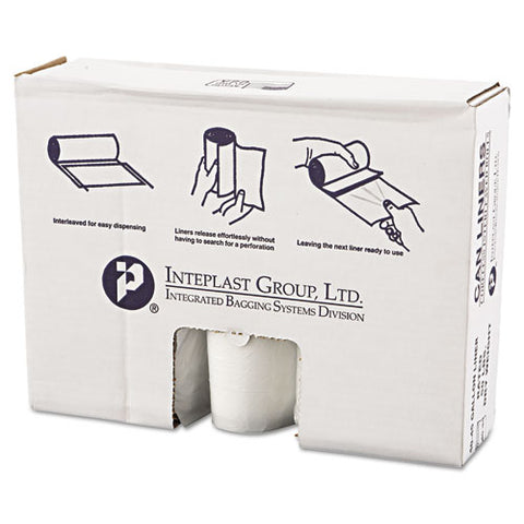 High-density Commercial Can Liners Value Pack, 45 Gal, 12 Microns, 40" X 46", Clear, 250-carton