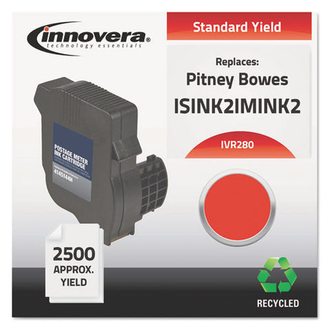 Remanufactured Red Postage Meter Ink, Replacement For Neopost Im-280 (isink2imink2), 2,500 Page-yield