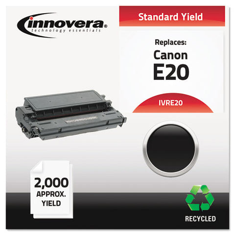 Remanufactured Black Toner, Replacement For Canon E20 (1492a002aa), 2,000 Page-yield