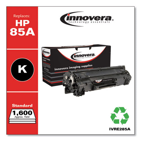 Remanufactured Black Toner, Replacement For Hp 85a (ce285a), 1,600 Page-yield