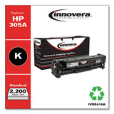 Remanufactured Black Toner, Replacement For Hp 305a (ce410a), 2,200 Page-yield