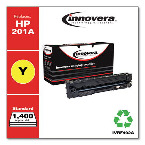 Remanufactured Yellow Toner, Replacement For Hp 201a (cf402a), 1,400 Page-yield