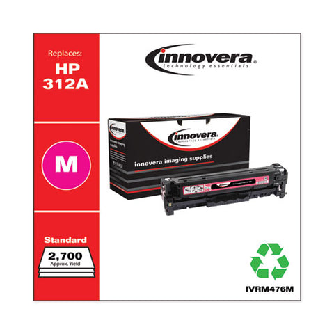 Remanufactured Magenta Toner, Replacement For Hp 312a (cf383a), 2,700 Page-yield