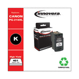 Remanufactured Black High-yield Ink, Replacement For Canon Pg-210xl (2973b001), 401 Page-yield