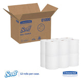 Essential High Capacity Hard Roll Towel, 1.5" Core 8 X 1000ft, White,12 Rolls-ct