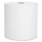 Essential Hard Roll Towel, 1.5" Core, 8 X 800ft, White, 12 Rolls-carton