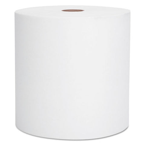 Essential Hard Roll Towel, 1.5" Core, 8 X 800ft, White, 12 Rolls-carton