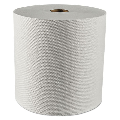 Essential Plus Hard Roll Towels, 1.5" Core, 8" X 425 Ft, White, 12 Rolls-carton