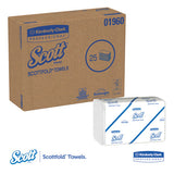 Pro Scottfold Towels, 7 4-5 X 12 2-5, White, 175 Towels-pack, 25 Packs-carton