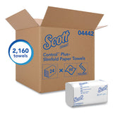 Control Slimfold Towels, 7 1-2 X 11 3-5, White, 90-pack, 24 Packs-carton