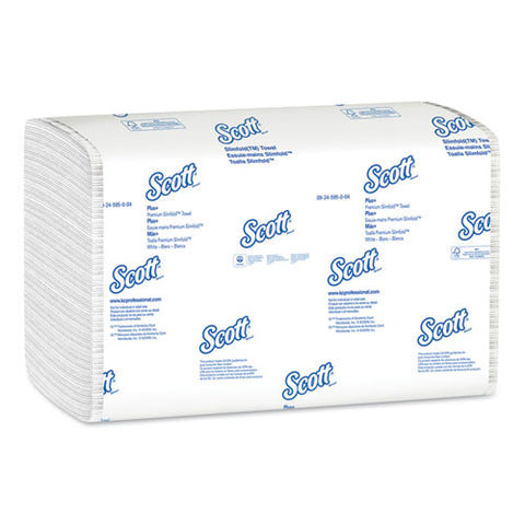 Control Slimfold Towels, 7 1-2 X 11 3-5, White, 90-pack, 24 Packs-carton