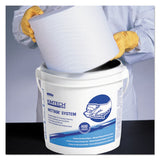 Wipers For Wettask System, Bleach, Disinfectants And Sanitizers, 12 X 12.5, 60-roll, 5 Rolls And 1 Bucket-carton