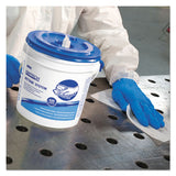 Wipers For Wettask System, Bleach, Disinfectants And Sanitizers, 12 X 12.5, 60-roll, 5 Rolls And 1 Bucket-carton