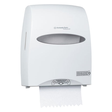 Sanitouch Hard Roll Towel Dispenser, 12.63 X 10.2 X 16.13, White