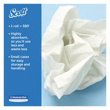 Control Slimroll Towels, Absorbency Pockets, 8" X 580ft, White, 6 Rolls-carton