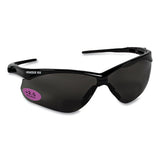 V60 Nemesis Rx Reader Safety Glasses, Black Frame, Smoke Lens, +2.5 Diopter Strength, 12-carton