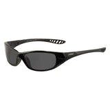 V40 Hellraiser Safety Glasses, Black Frame, Smoke Lens