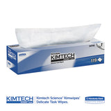 Kimwipes Delicate Task Wipers, 2-ply, 11 4-5 X 11 4-5, 119-box, 15 Boxes-carton