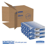 Kimwipes Delicate Task Wipers, 3-ply, 11 4-5 X 11 4-5, 119-box, 15 Boxes-carton