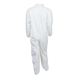 A40 Elastic-cuff And Ankles Coveralls, White, Large, 25-case