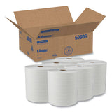 Essential Plus Hard Roll Towels 8" X 600 Ft, 1 3-4" Core Dia, White, 6 Rolls-ct