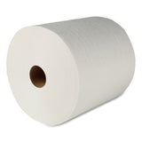 Essential Plus Hard Roll Towels 8" X 600 Ft, 1 3-4" Core Dia, White, 6 Rolls-ct