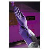 Purple Nitrile Exam Gloves, 242 Mm Length, X-large, Purple, 90-box