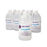 Clear Ammonia, 64 Oz Bottle, 8-carton