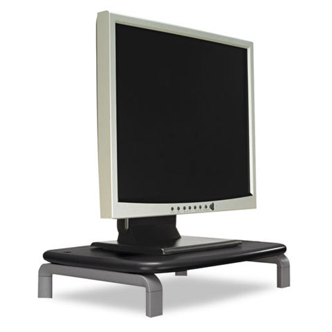 Monitor Stand With Smartfit, For 21" Monitors, 11.5" X 9" X 3", Black-gray, Supports 80 Lbs