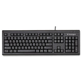 Keyboard For Life Slim Spill-safe Keyboard, 104 Keys, Black