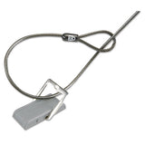 Desk Mount Cable Anchor, Gray-white