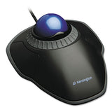 Orbit Trackball With Scroll Ring, Usb 2.0, Left-right Hand Use, Black-blue