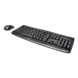 Keyboard For Life Wireless Desktop Set, 2.4 Ghz Frequency-30 Ft Wireless Range, Black