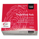 Inkless Fingerprint Pad, 2 1-4 X 1 3-4, Black, Dozen