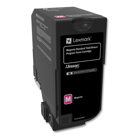 74c1sm0 Return Program Unison Toner, 7,000 Page-yield, Magenta