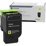 78c00yg Return Program Toner, 1,400 Page-yield, Yellow