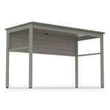 Urban Series Desk Workstation, 47.25" X 23.75" X 29.5", Ash