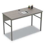 Urban Series Desk Workstation, 47.25" X 23.75" X 29.5", Ash