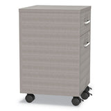 Urban Mobile File Pedestal, 16w X 15.25d X 23.75h, Ash