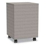 Urban Mobile File Pedestal, 16w X 15.25d X 23.75h, Ash