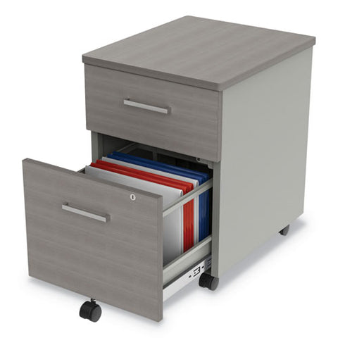 Urban Mobile File Pedestal, 16w X 15.25d X 23.75h, Ash