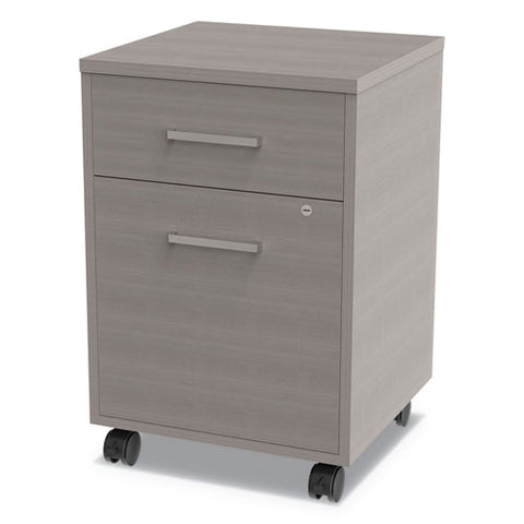 Urban Mobile File Pedestal, 16w X 15.25d X 23.75h, Ash