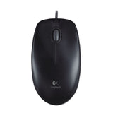 B100 Optical Usb Mouse, Usb 2.0, Left-right Hand Use, Black