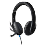 H540 Corded Headset, Usb, Black